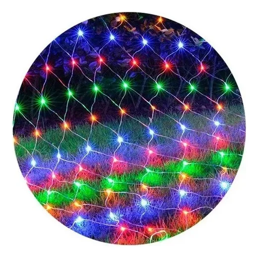 Aplicable A Red Malla 320 Luces Led Navideñas 3 M Blanca
