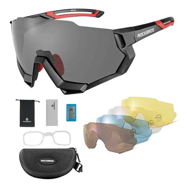 Lentes De Sol Rockbros 5 Cristales Intercambiables