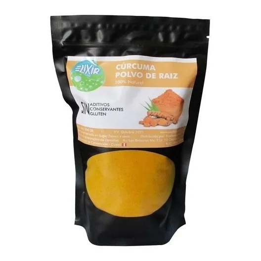 Cúrcuma Raíz En Polvo Natural Puro X 500 Grs.