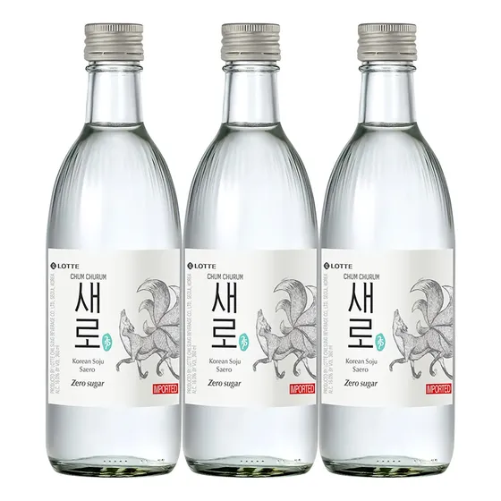 Alcohol Coreano Soju Chum Churum Variedad De Sabores 3 Pzas