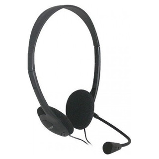Headset Multilaser Ph002 Controle De Volume Preto/prata 1,8m Headset Multilaser Ph002 Controle De Volume Preto/prata 1,8m