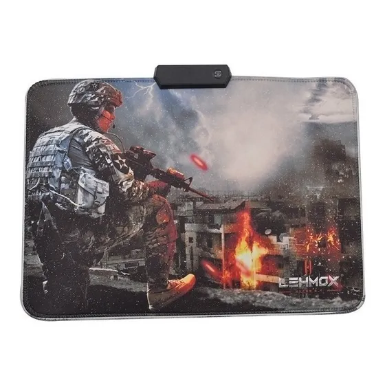 Mousepad Gamer Profissional Speed Led Rgb Qualidade Superior