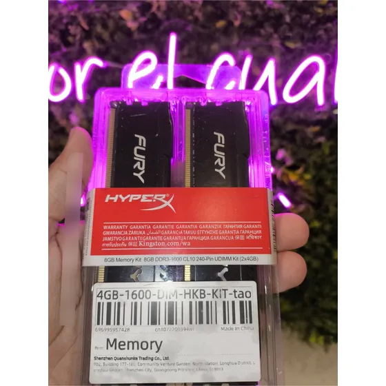 Ram Ddr3 2x4gb Para Pc De Escritorio