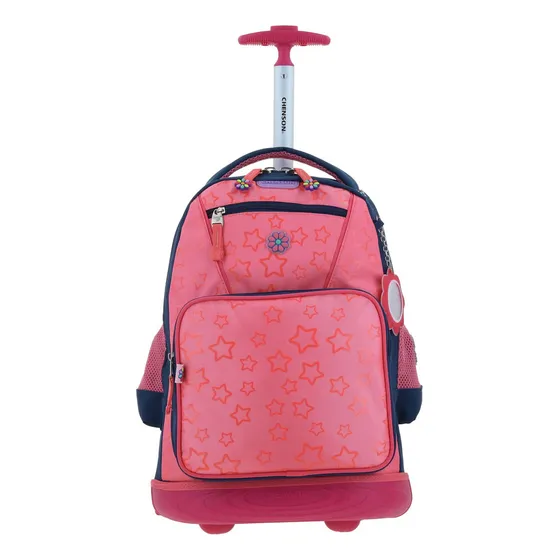 Mochila Chenson Ruedas Escolar Primaria Happy Girl Estar Hg66502-9