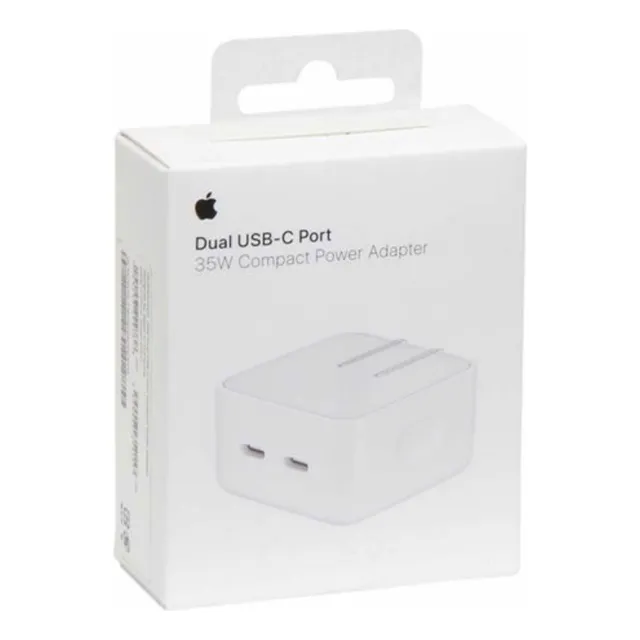 Cargador 35w Dual Usb-c Port Apple iPhone iPad Original