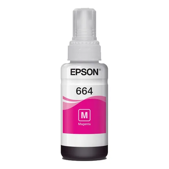 Tinta Epson T664 Original Magenta Nuevo Con Garantía .