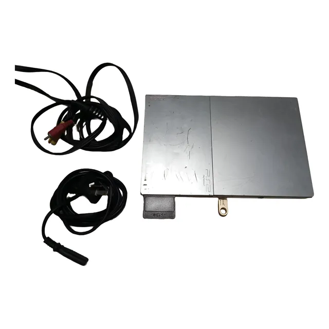 Playstation 2 Slim - Usb - Opl - Funcionando Muy Bien!. Plateado