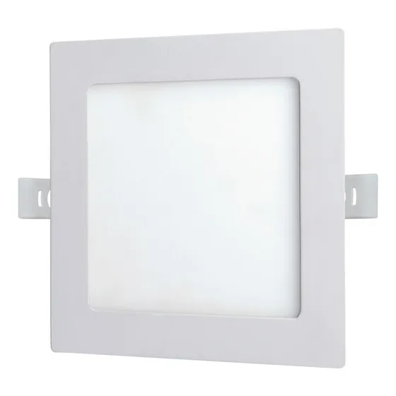Packx2 Plafon Led De Embutir 24wtts 1800lm Cuadrado Luz Fría