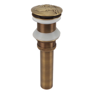 Lavabo De Baño Up Drain Stopper, De Latón, Retro, Antiobstru Lavabo De Baño Up Drain Stopper, De Latón, Retro, Antiobstru