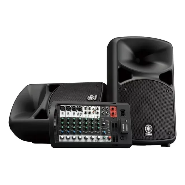 Sistema De Bocinas Mezcladora Bluetooth Y Micrófono Yamaha Stgps600