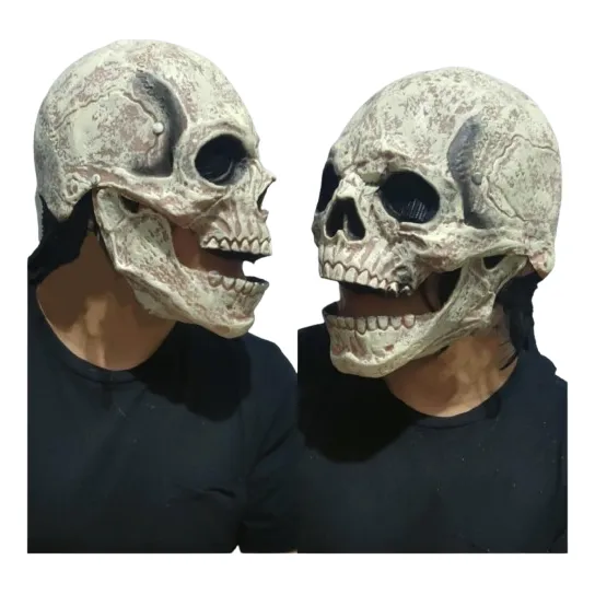 Mascara Craneo Calavera Con Mandibula Movible