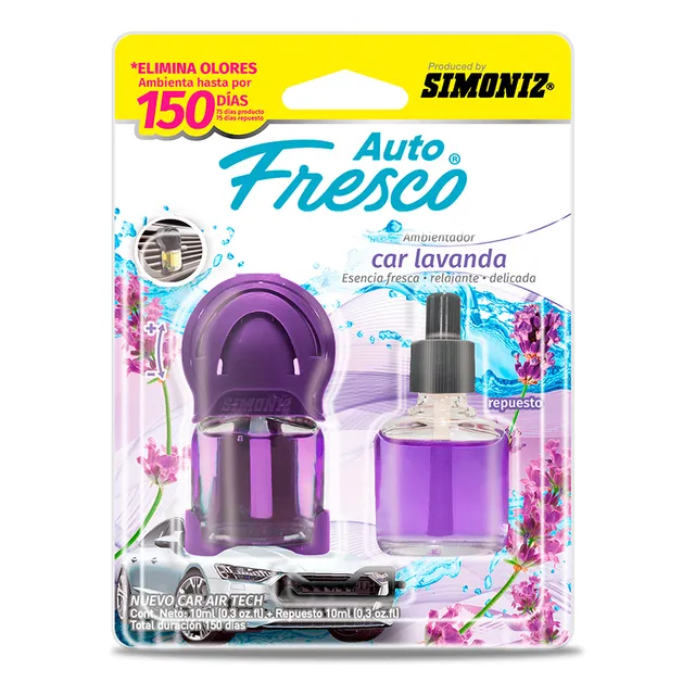 Ambientador Car Airtech Simoniz Auto Fresco + Repuesto