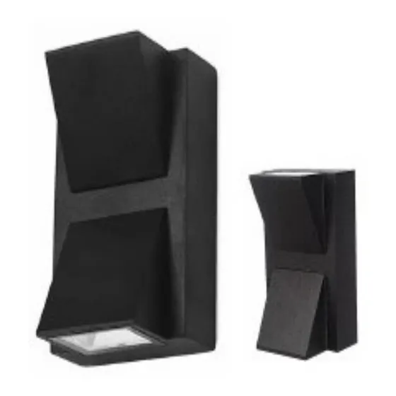 Lampara Led Aplique Luz Blanca 14,4cm X 8cm X 6,1cm 2x3w M/d
