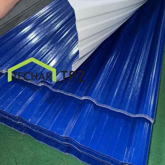 Lamina Para Techar 3.6x0.91 Pvc Acerolit Zinc Polipropileno