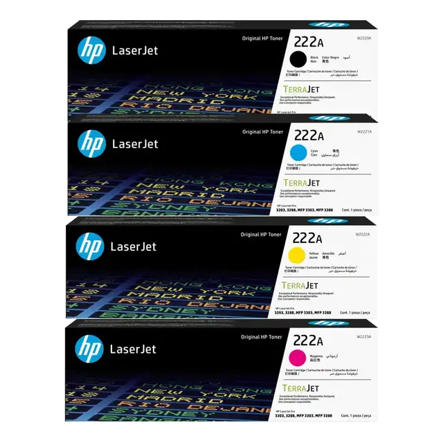 Kit Toners Hp 222a Para Laserjet 3303fdw