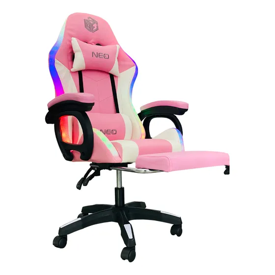 Silla Gamer Neo By Crt Ergonomica Giratoria Rgb