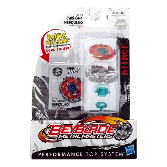 Beyblade Bb-94 Cyclone Herculeo Hasbro Original Naranja Claro