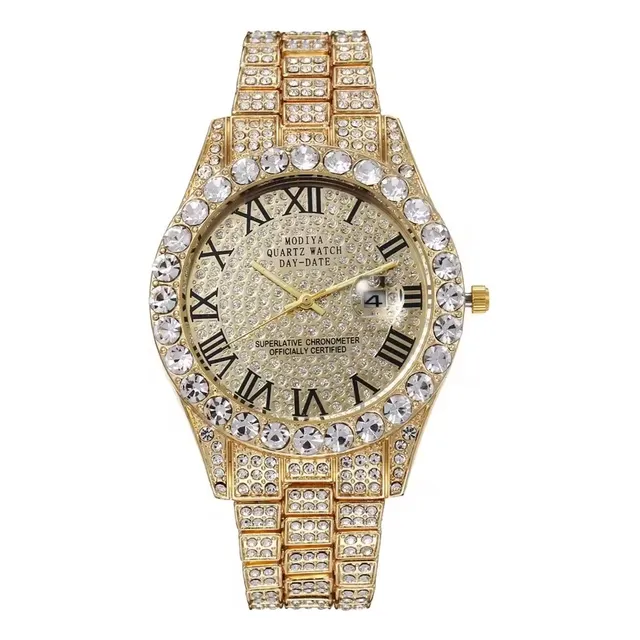 Reloj De Lujo Diamantes Elegante