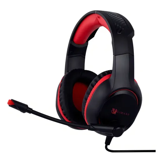 Audífonos Gamer X-Lizzard XZZ-HP-02 Over-ear LED Multicolor Rojo PC\u002FConsolas | Cuotas sin interés