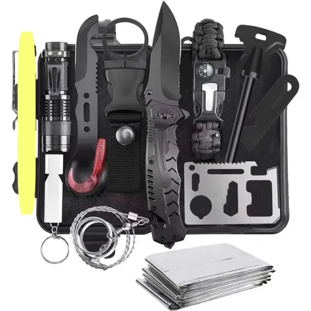 Kit De Supervivencia Táctico 14 En 1 Camping