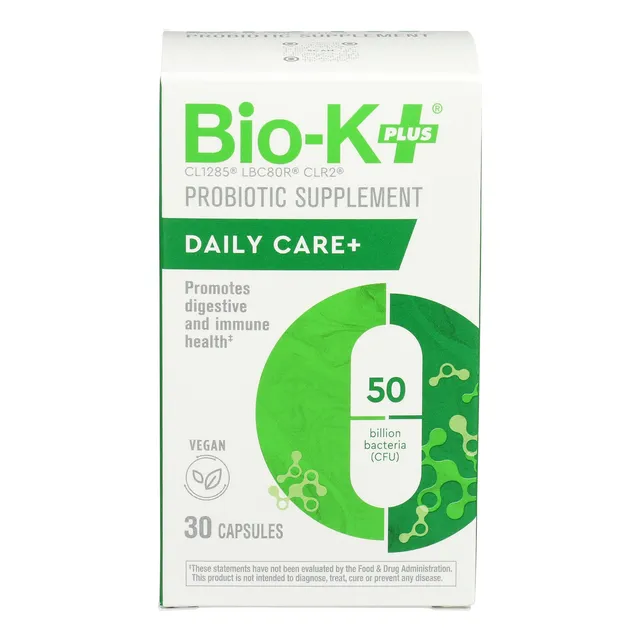 Suplemento Probiótico Bio-k + Daily Care Plus 30 Cápsulas