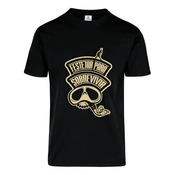 Remera La Vela Festejar Para Sobrevivir Memoestampados