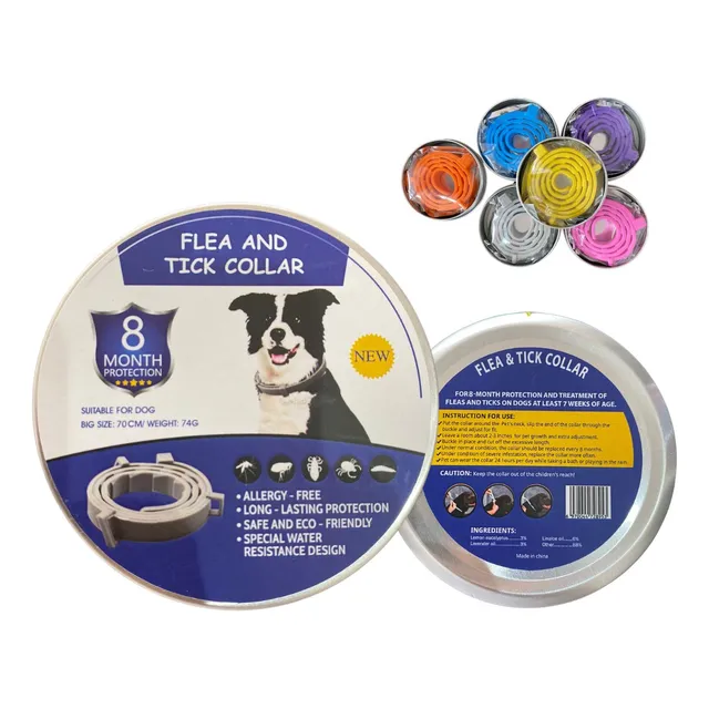 Collar Anti Pulgas Y Garrapatas Para Gatos Y Perros