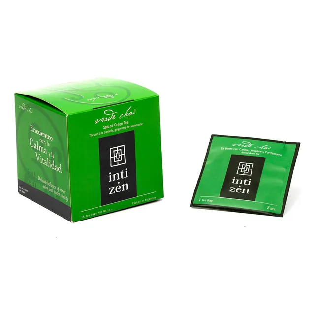 Te Inti Zen Infusión Verde Canela Jengibre Y Cardomomo 15 S