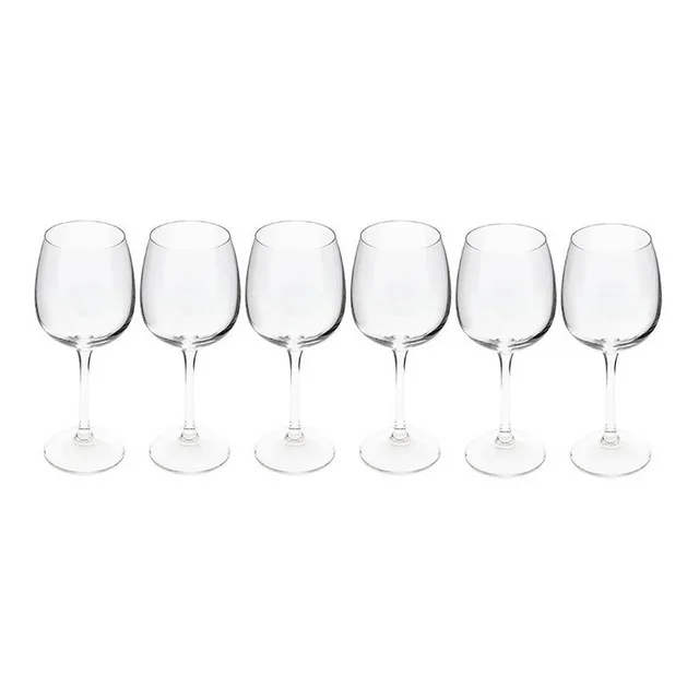 Juego De 6 Copas Cristal Vino Blanco 350ml Emma | Cx-131