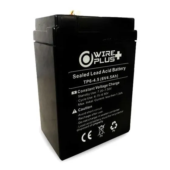 Bateria 6v 4.5a, Alarma, Lampara De Emergencia, Juguete