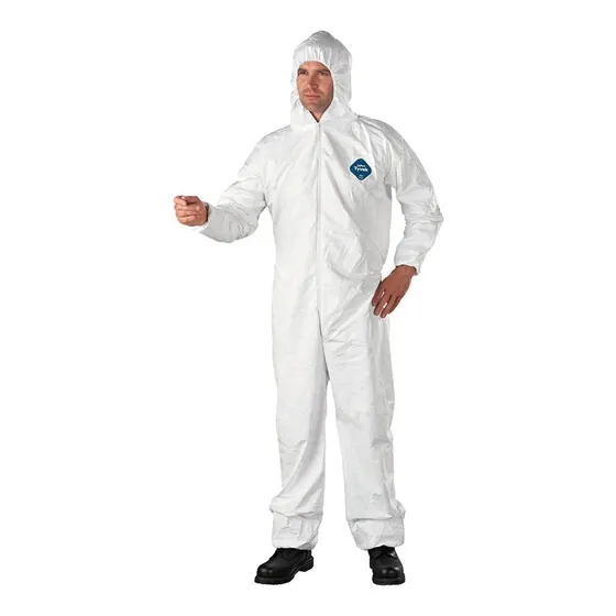 Traje De Protección Tyvek, Overol Con Gorro Dupont 500