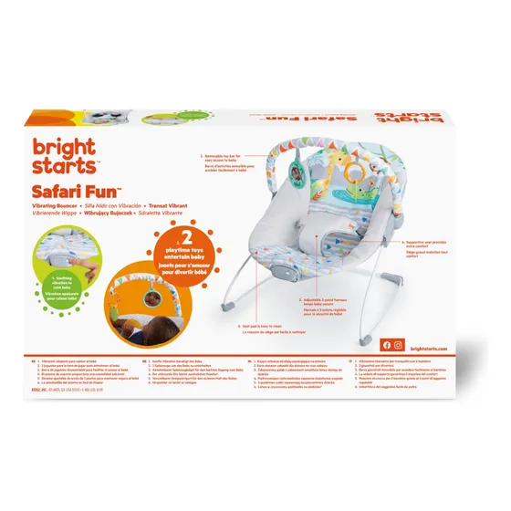 Silla Mecedora Bright Starts Safari Fun 12204