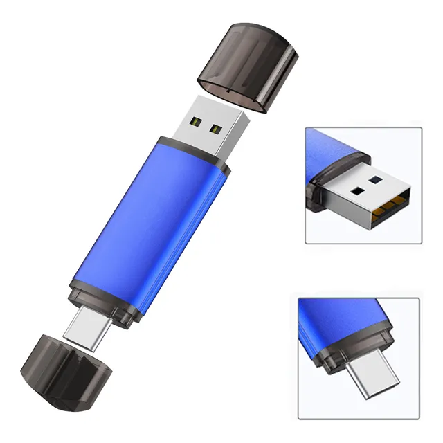  Memoria Usb 128 Gb Kexin De Dual Tipo C De Pendrive