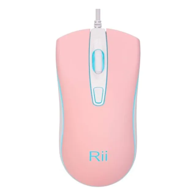Rii Ratón Con Cable, Mouse De Computadora Usb,