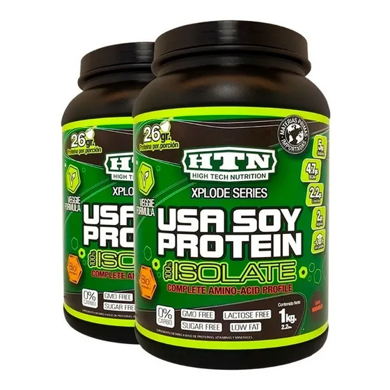 Usa Soy Protein 2 Kg Htn Apta Veganos Y Diabeticos Soja