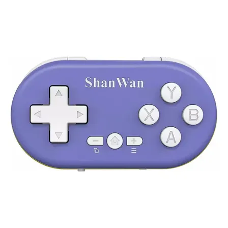 Control Bluetooth Mini Para Ps4 Ps3 Switch Xbox Purple