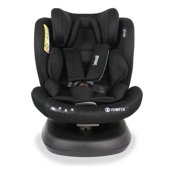 Silla De Carro Para Bebe Supra Con Sistema Isofix Gira 360 Color Negro SUPRA ISOFIX