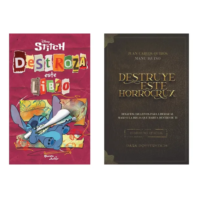 Destroza Este Libro Stitch + Destruye Este Horrocrux