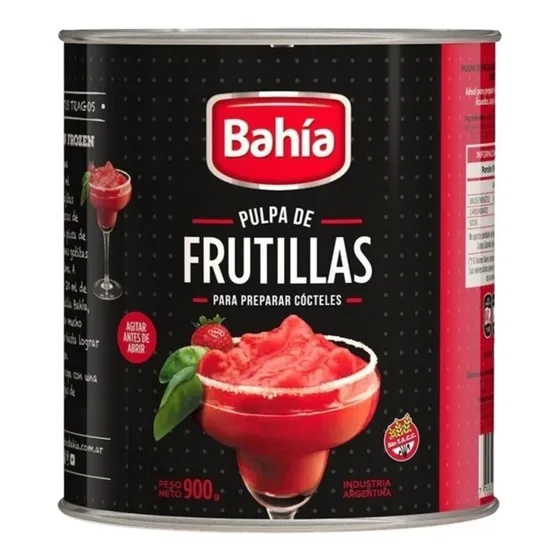 Pulpas De Frutilla Bahia Premium X 900cc - Sufin