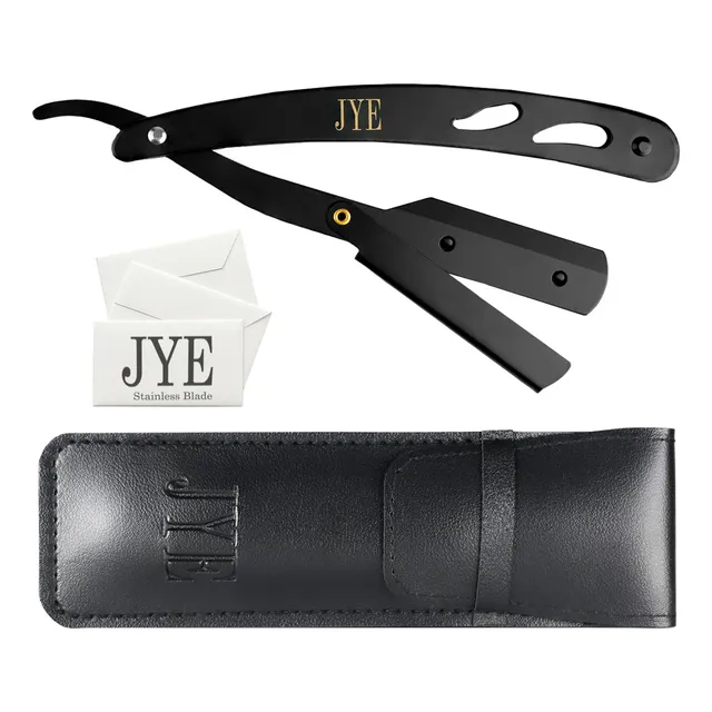 Porta Navaja Negra Profesional Premium Barbero Jye