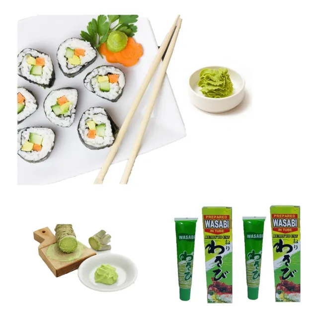 Pack 2u Pasta De Aji Wasabi En Tubo 43gr Yumart