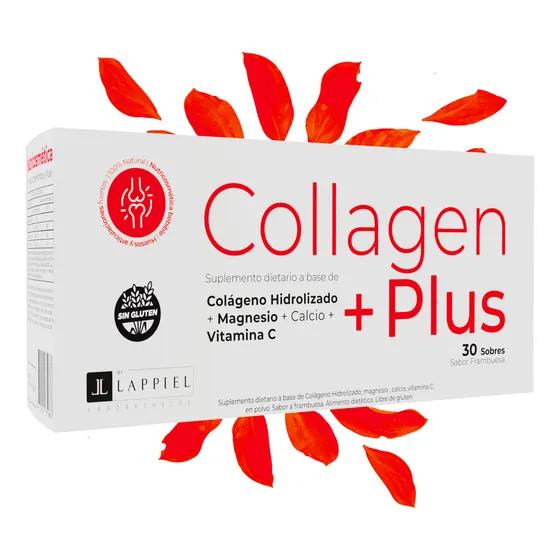 Colageno Hidrolizado Polvo Puro 30 Sobres Dosis Diaria Collagen Plus Bylappiel Tu Dosis Diaria De Juventud 30 Sobres Sabor Frambuesa Rinde 30 Días