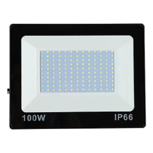 Reflector Led 100w Multivoltaje 6500k Ip66 Exterior-interior