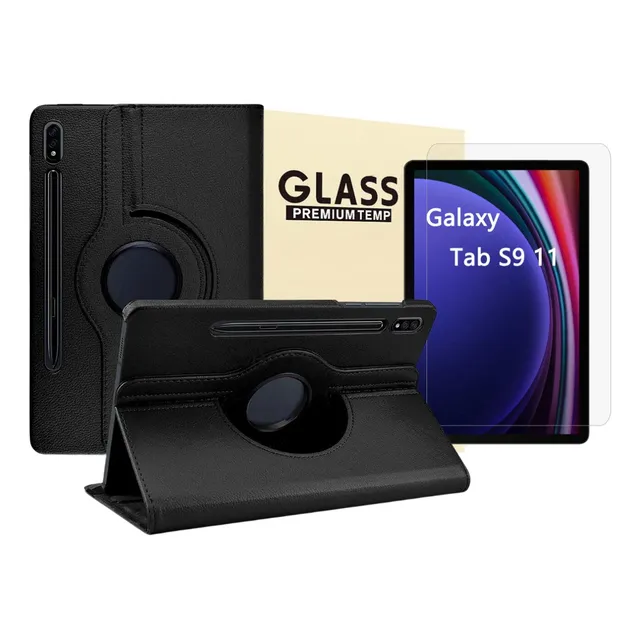 Estuche Funda 360 + Vidrio Protector Pantalla Para Tablet