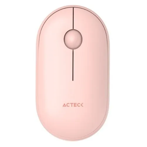 Mouse ACTECK OPTIMIZE EDGE MI460 Ultra Delgado 1600dpi 2 Botones Inalambrico USB 2.4 Ghz Rosa