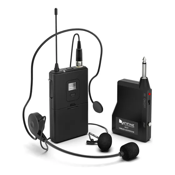 Sistema De Micrófonos Inalámbricos Fifines, Micrófono W8q5r