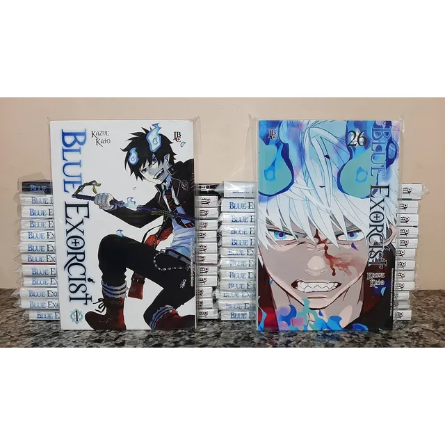Coleção Mangás Blue Exorcist Volumes 1 Ao 26 Coleção Completa