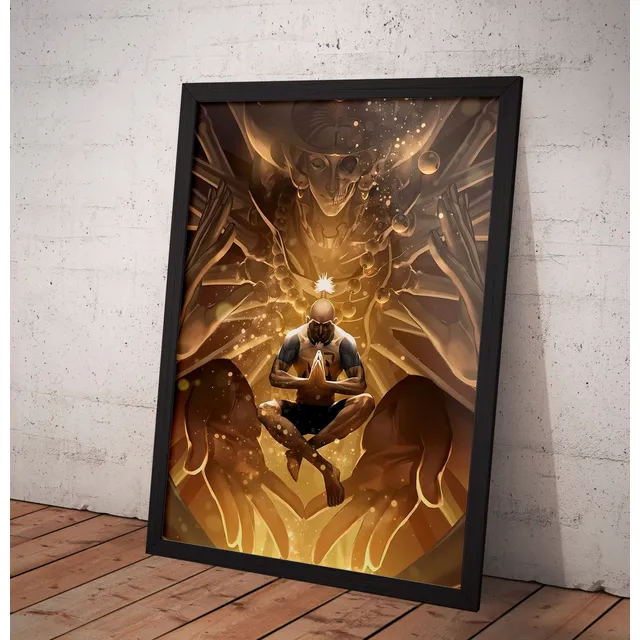 Cuadros De Netero Cazador X 34x46cm Cn Marco Imprimetuposter