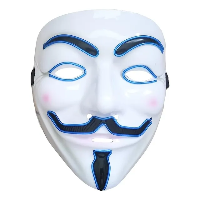 Máscara Anonymous Disfraz Fiestas Cotillón