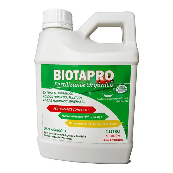 Fertilizante Órganico Líquido Abono Biofertilizante Npk 1 L